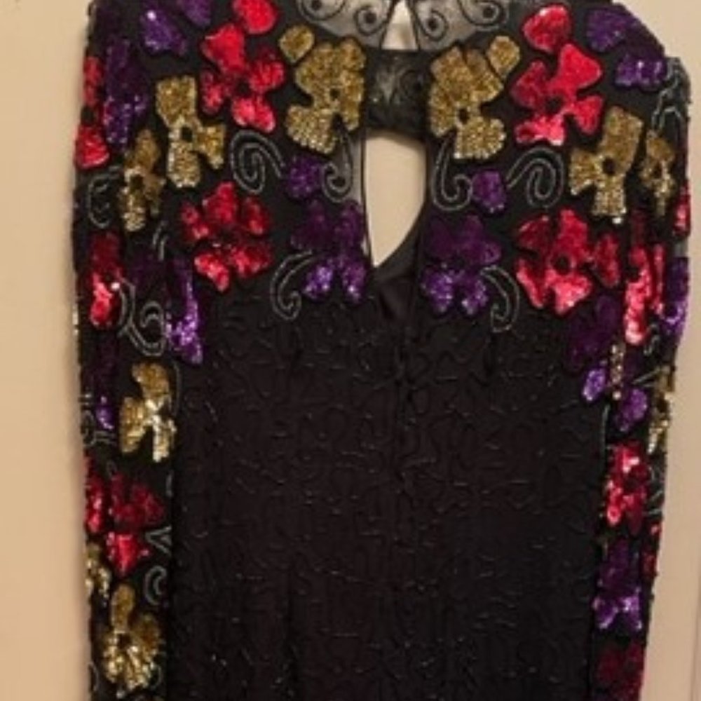 Formal Beaded Gown - PL - Floor Length - Picture 1 of 3